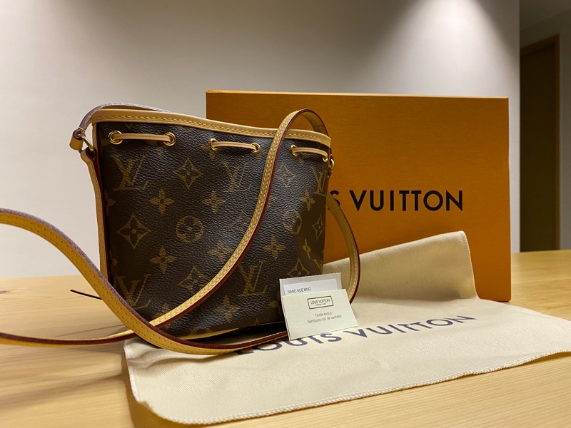 LV M41346 Nano Noe 經典Monogram 束口水桶包(迷你)-5