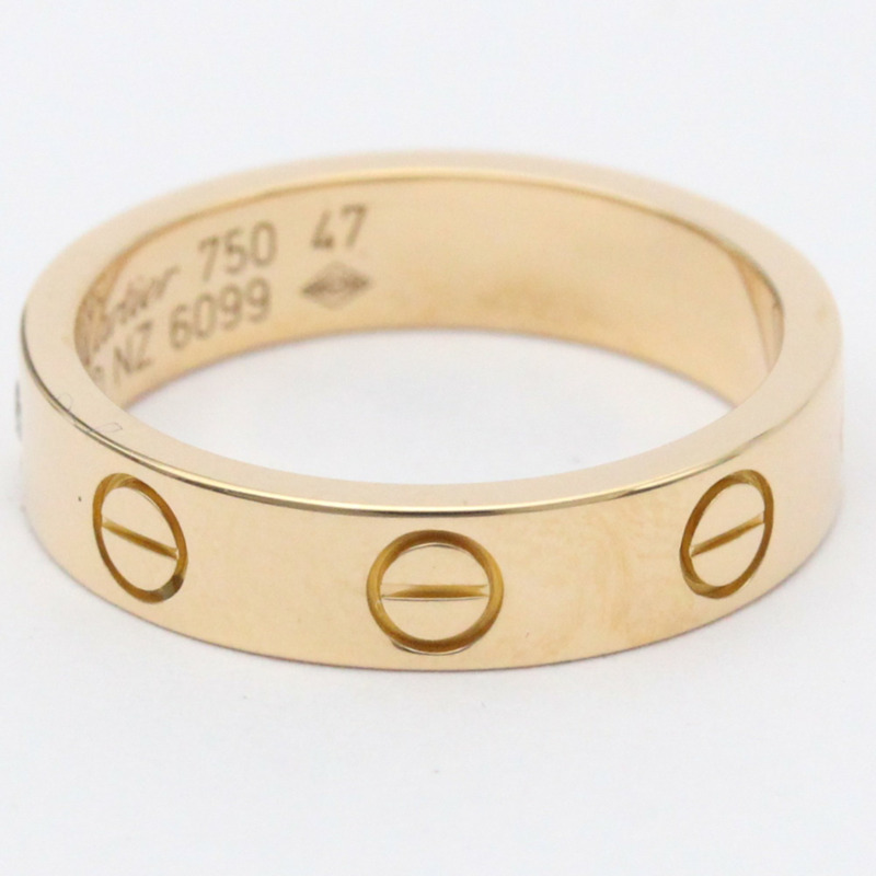 【日本直送】CARTIER Love Mini Love 戒指鑽石 0.02ct 玫瑰金 B4050700 BF557526-2