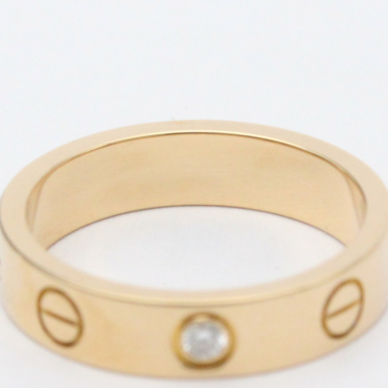 【日本直送】CARTIER Love Mini Love 戒指鑽石 0.02ct 玫瑰金 B4050700 BF557526-5