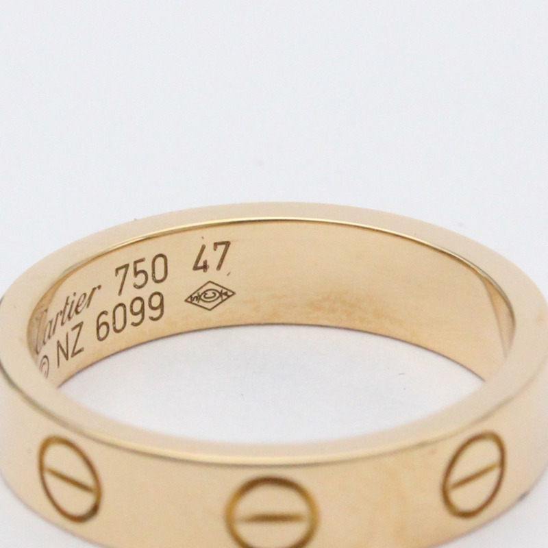 【日本直送】CARTIER Love Mini Love 戒指鑽石 0.02ct 玫瑰金 B4050700 BF557526-6