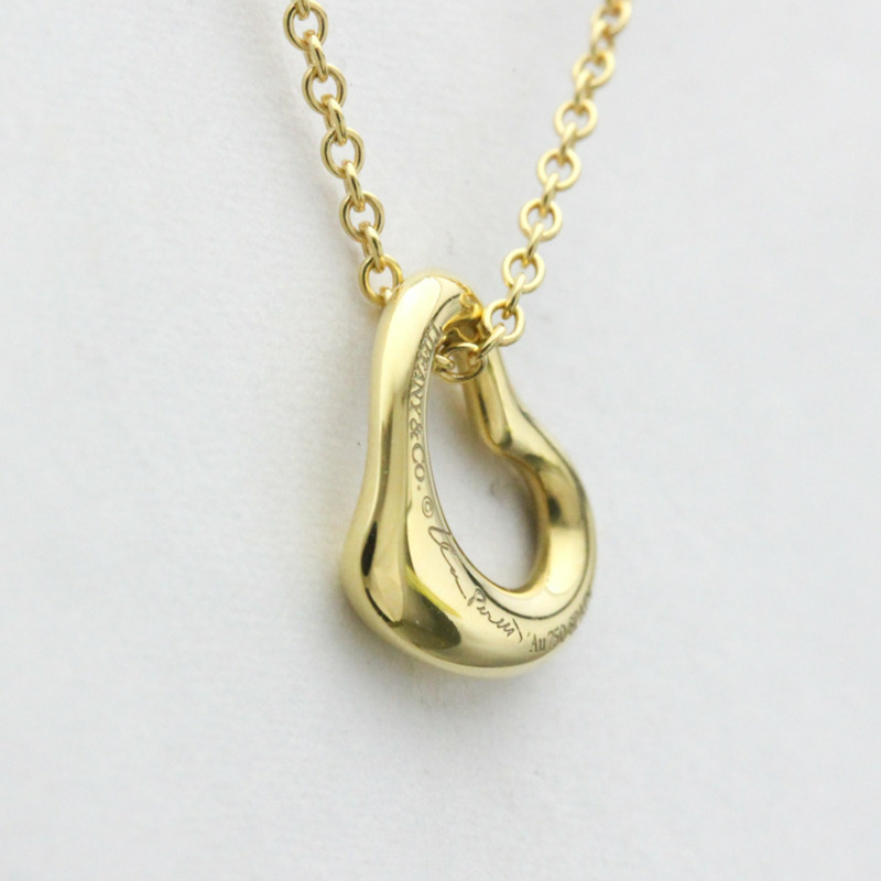 【日本直送】拋光 TIFFANY Open Heart by Elsa Peretti 18K 黃金項鍊 BF557523-3