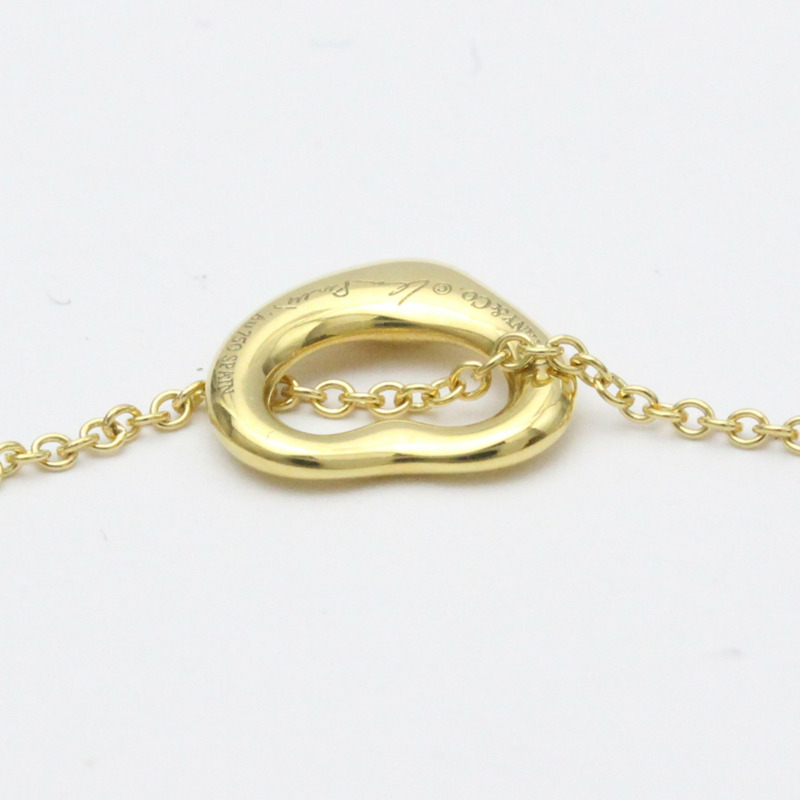 【日本直送】拋光 TIFFANY Open Heart by Elsa Peretti 18K 黃金項鍊 BF557523-5