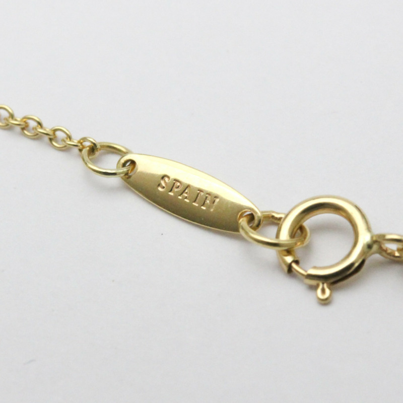 【日本直送】拋光 TIFFANY Open Heart by Elsa Peretti 18K 黃金項鍊 BF557523-7