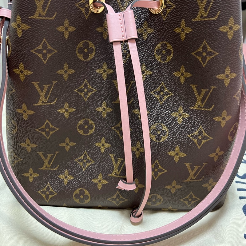 全新Lv水桶包 粉色-4