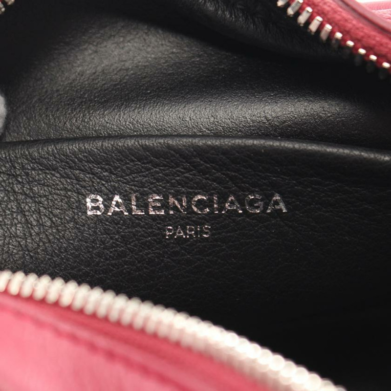 【日本直送】中古BALENCIAGA[A]EVERYDAY CAMERA BAG XS  真皮肩包 粉紫色-3