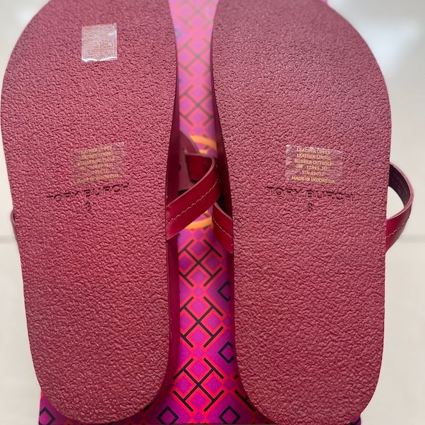 全新 Tory Burch Miller Cloud 涼鞋 紅色 US 8-2