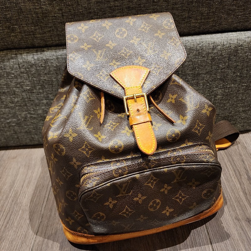 甜價日本中古真品大號老花揹包LOUIS VUITTON 路易威登 MonogramGM老花背包M51135-1