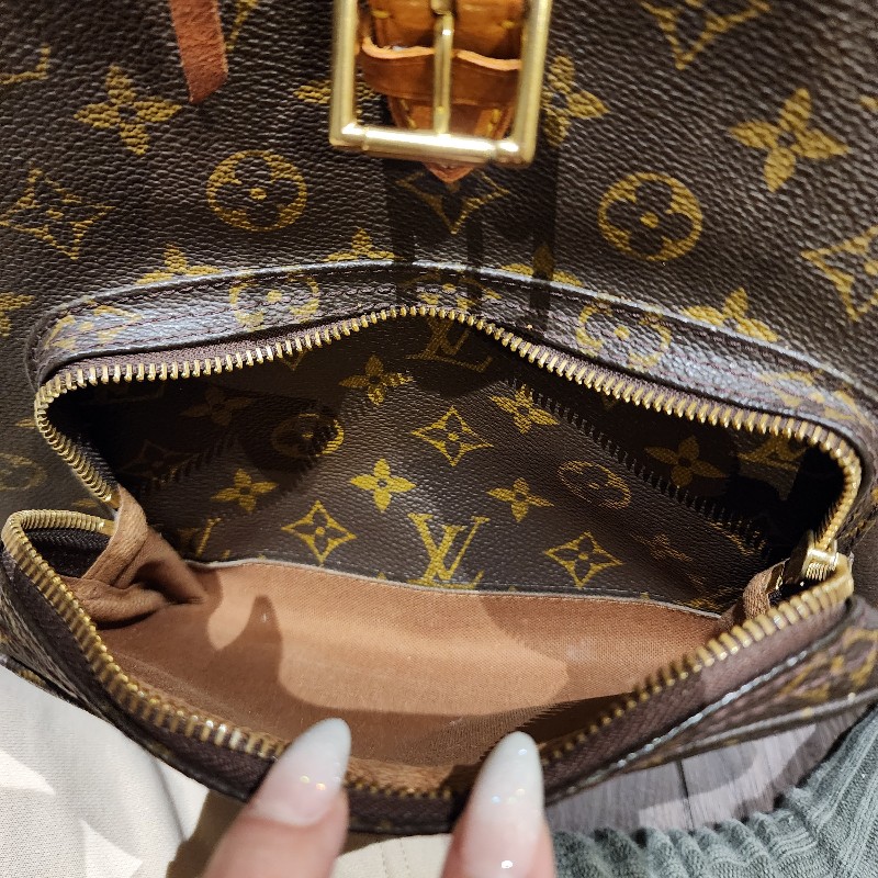 甜價日本中古真品大號老花揹包LOUIS VUITTON 路易威登 MonogramGM老花背包M51135-5