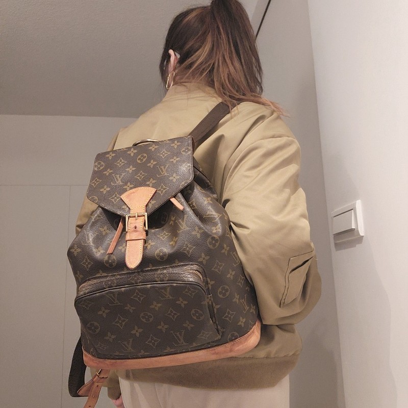 甜價日本中古真品大號老花揹包LOUIS VUITTON 路易威登 MonogramGM老花背包M51135-19