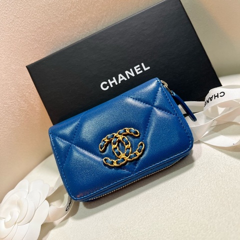 Chanel 19系列零錢包卡片包-購證、全配