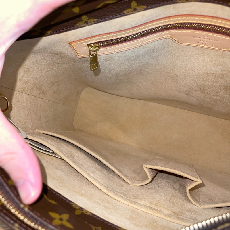 Louis Vuitton 老花GM硬殼拉鍊雙把托特包-14
