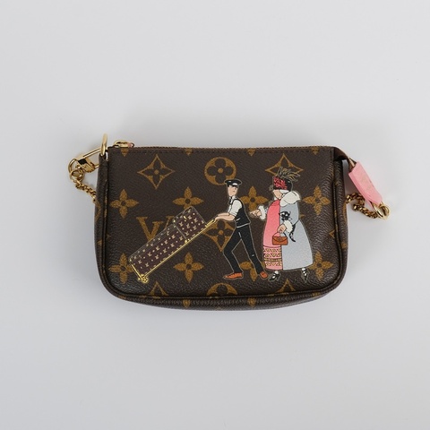 LV mini麻將包/限量彩繪系列✨