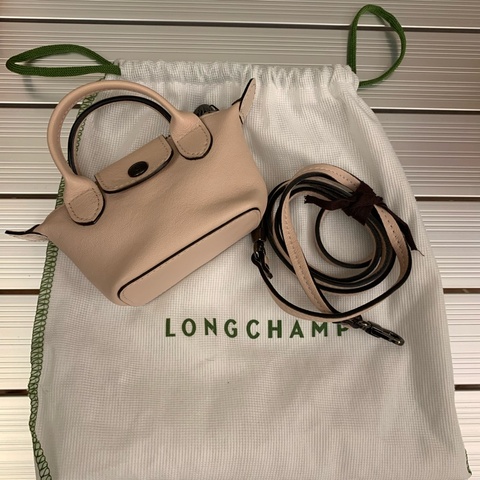 LONGCHAMP 迷你粉色小廢包