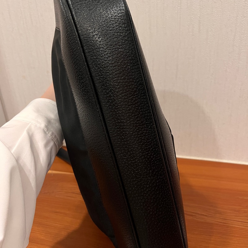 Gucci 黑色賈姬包 肩背包 黑色提袋-7