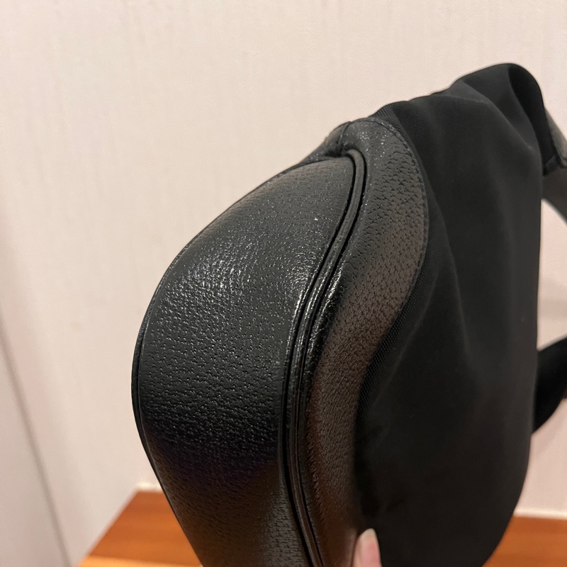 Gucci 黑色賈姬包 肩背包 黑色提袋-9