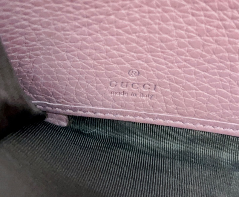 GUCCI 古馳 牛皮 拉鍊長夾 發財包-1