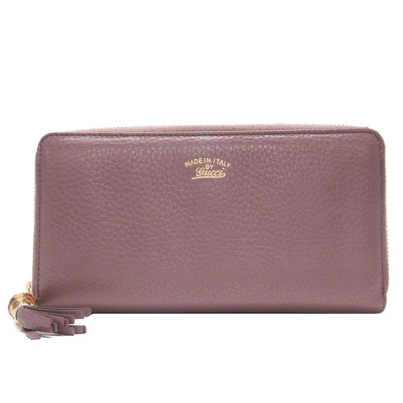 GUCCI 古馳 牛皮 拉鍊長夾 發財包-3