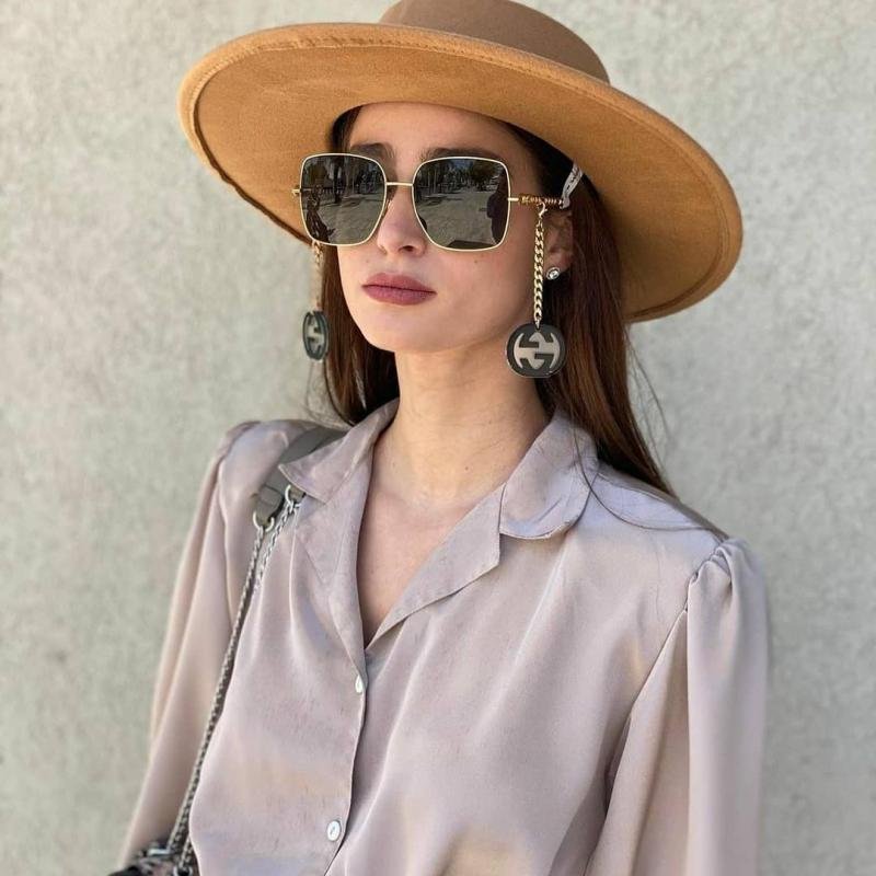 GUCCI【可刷卡分期】古馳 GG0724S 太陽眼鏡 蕭敬騰 潘瑋柏 許路兒同款 迷鏈系列眼鏡 可拆式耳墜-2