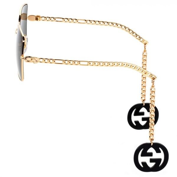 GUCCI【可刷卡分期】古馳 GG0724S 太陽眼鏡 蕭敬騰 潘瑋柏 許路兒同款 迷鏈系列眼鏡 可拆式耳墜-11