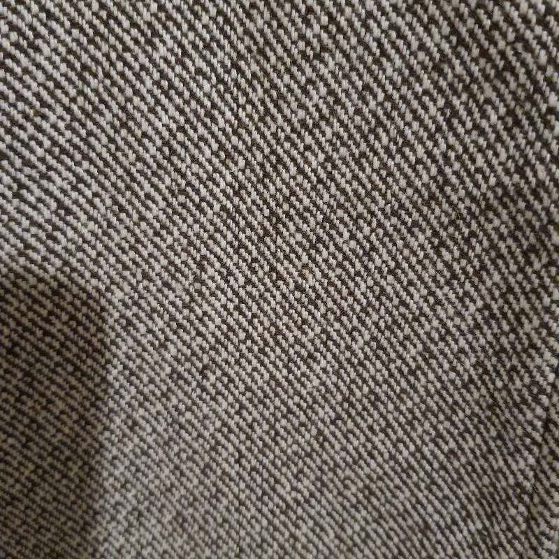 咖啡色雙排扣長版外套-1