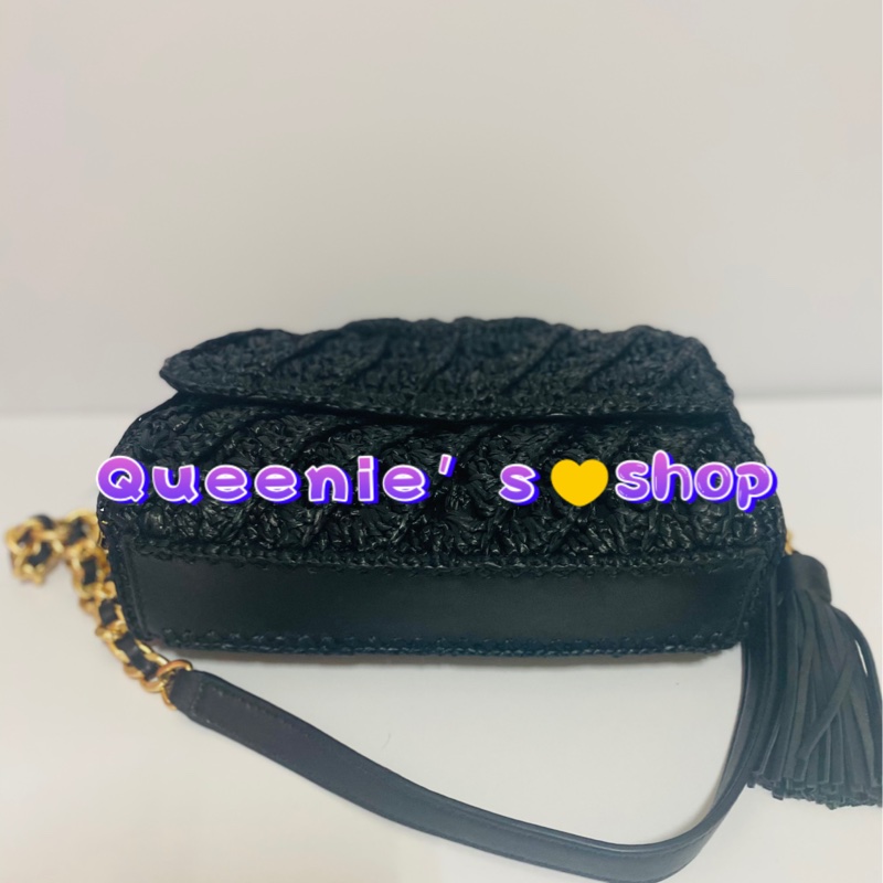 Tory Burch Fleming Raffia 編織斜背包-3