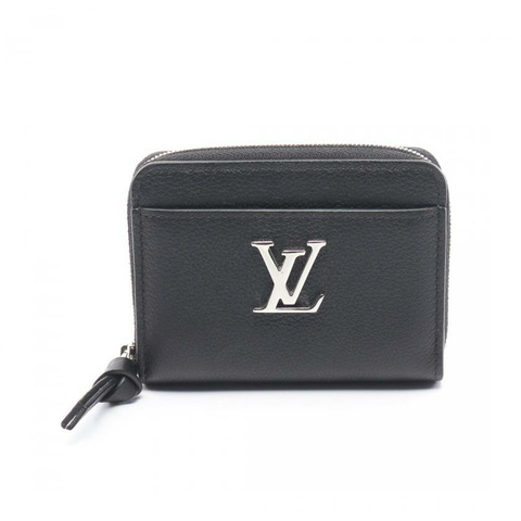 【日本直送】中古LOUIS VUITTON[B]zippy coin purse 搖啊搖 黑色 零錢包 皮革 黑色