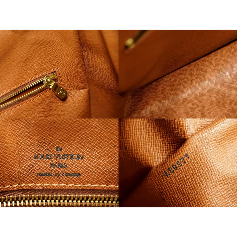 正品路易威登 LOUIS VUITTON LV Boulogne 35 交織字母單肩包棕色 M51260 Boulogne Vuitton 包二手-8