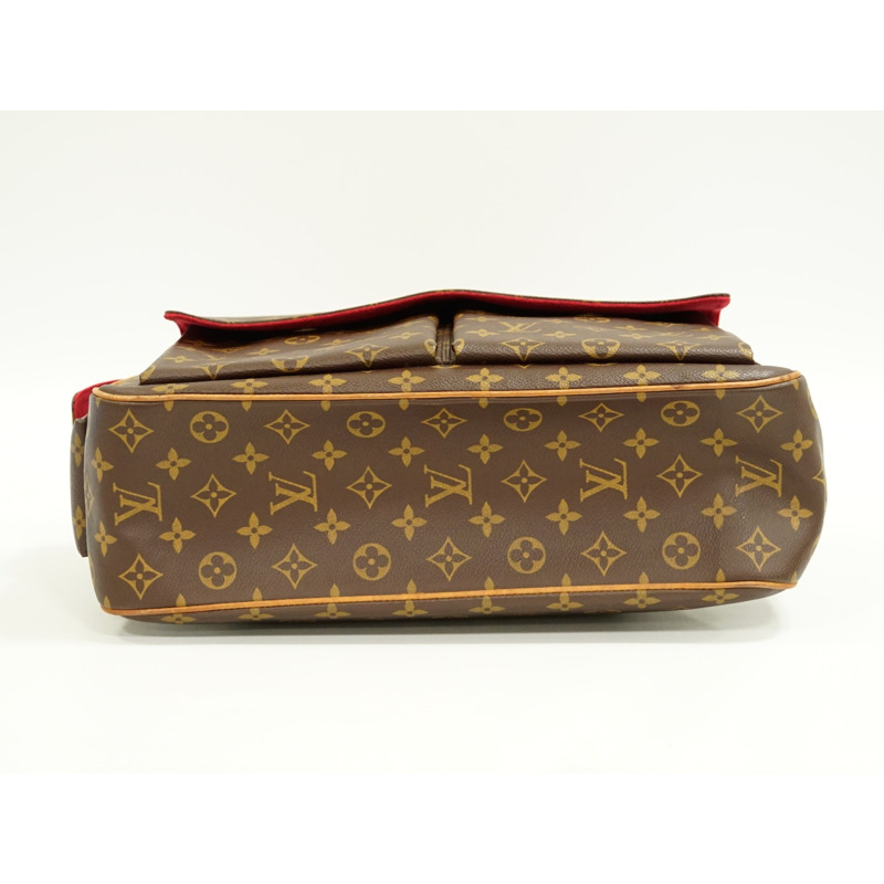 正品路易威登 LOUIS VUITTON LV Multiplicity 交織字母手提包手提包棕色 M51162 Multipli Cite Vuitton 包二手-2