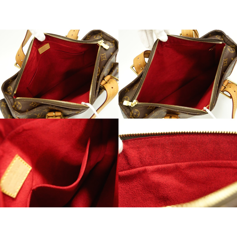 正品路易威登 LOUIS VUITTON LV Multiplicity 交織字母手提包手提包棕色 M51162 Multipli Cite Vuitton 包二手-7