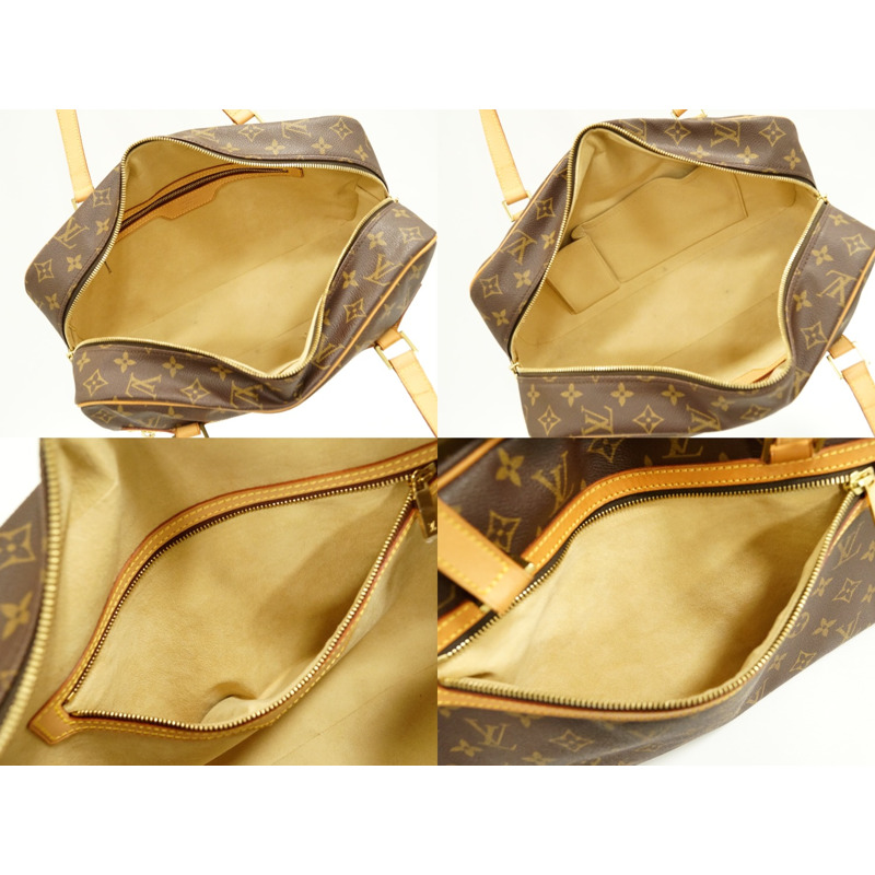 正品路易威登 LOUIS VUITTON LV Cite GM 交織字母單肩包手提包棕色 M51181 Cite Vuitton 包二手-7