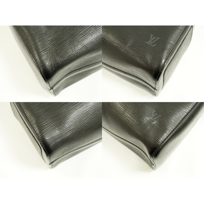 正品路易威登 LOUIS VUITTON LV Speedy 35 Epi 皮革手提包波士頓包黑色 M42992 Speedy Vuitton 包二手-6