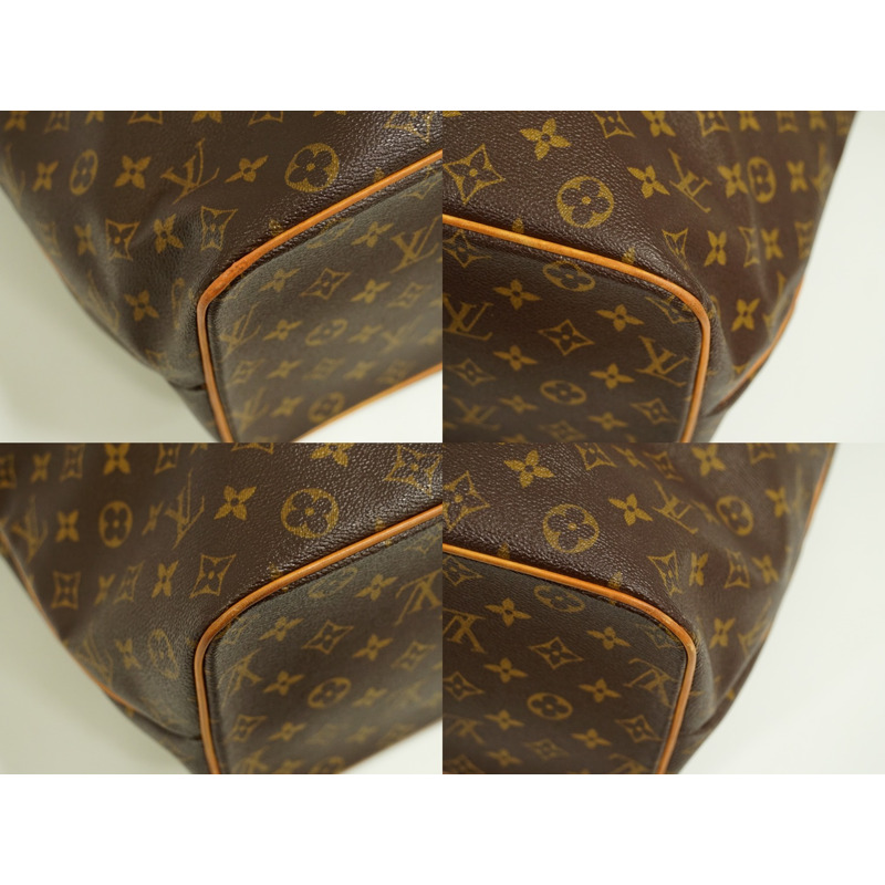 正品路易威登 LOUIS VUITTON LV Palermo GM Monogram 2WAY 單肩包手提包棕色 M40146 Palermo Vuitton 二手-6
