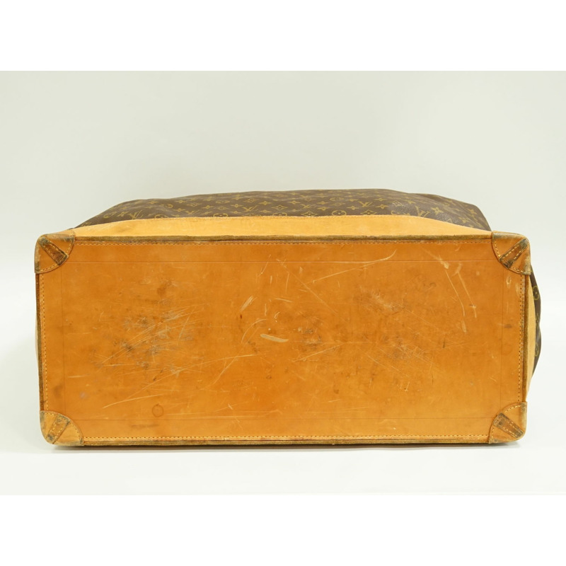 正品路易威登 LOUIS VUITTON LV Steamer 65 花押字波士頓包手提包棕色 M41122 Steamer Vuitton 包二手-2