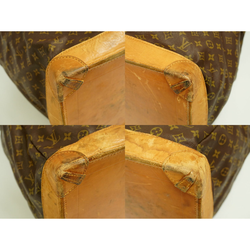 正品路易威登 LOUIS VUITTON LV Steamer 65 花押字波士頓包手提包棕色 M41122 Steamer Vuitton 包二手-6