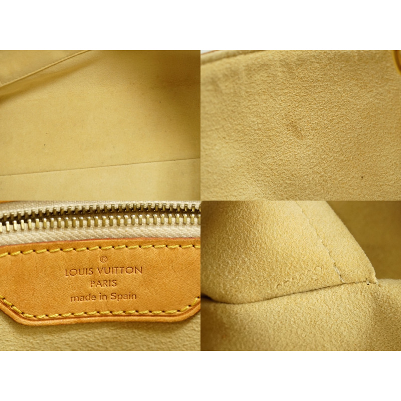 正品路易威登 LOUIS VUITTON LV Hampstead MM Damier Azur 手提包手提包白色 N51206 Hampstead Vuitton 包二手-8