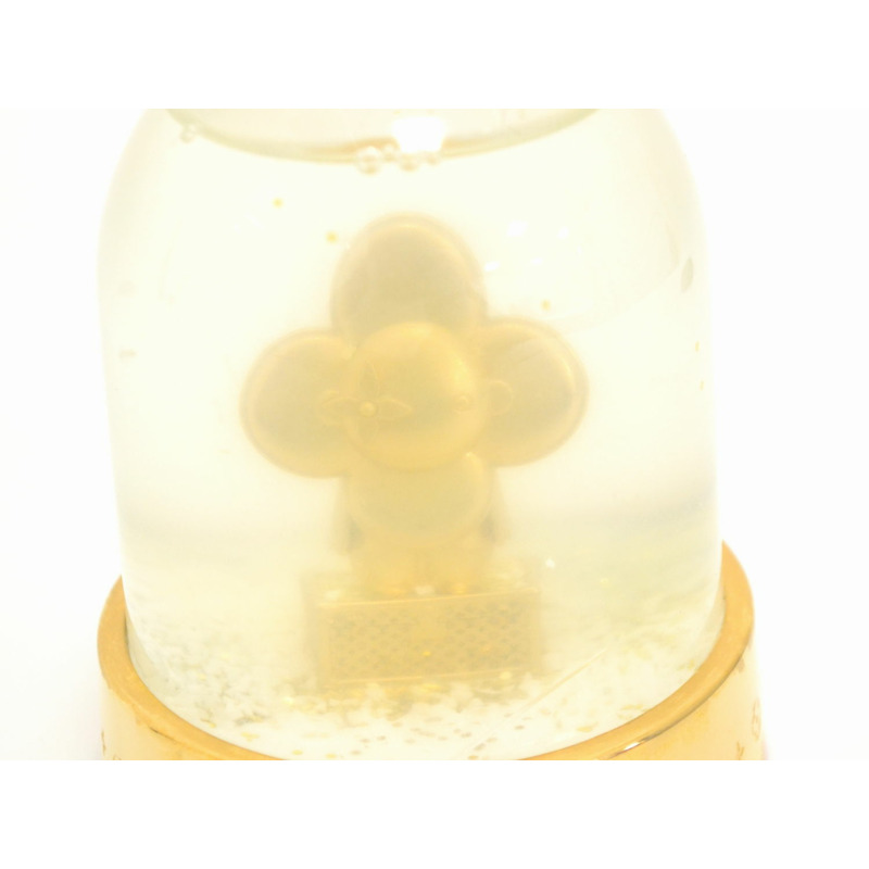 真正的路易威登路易威登 LV Vivienne 雪球雪地球對象公仔塑料 GP 鍍金 GI0307 威登雜貨使用-3