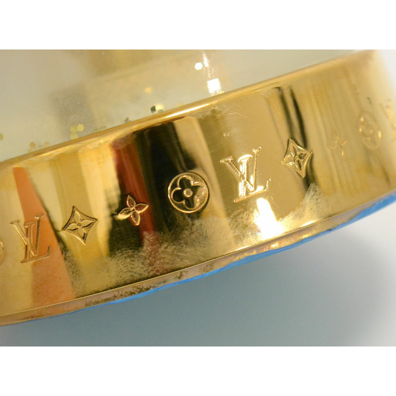 真正的路易威登路易威登 LV Vivienne 雪球雪地球對象公仔塑料 GP 鍍金 GI0307 威登雜貨使用-6