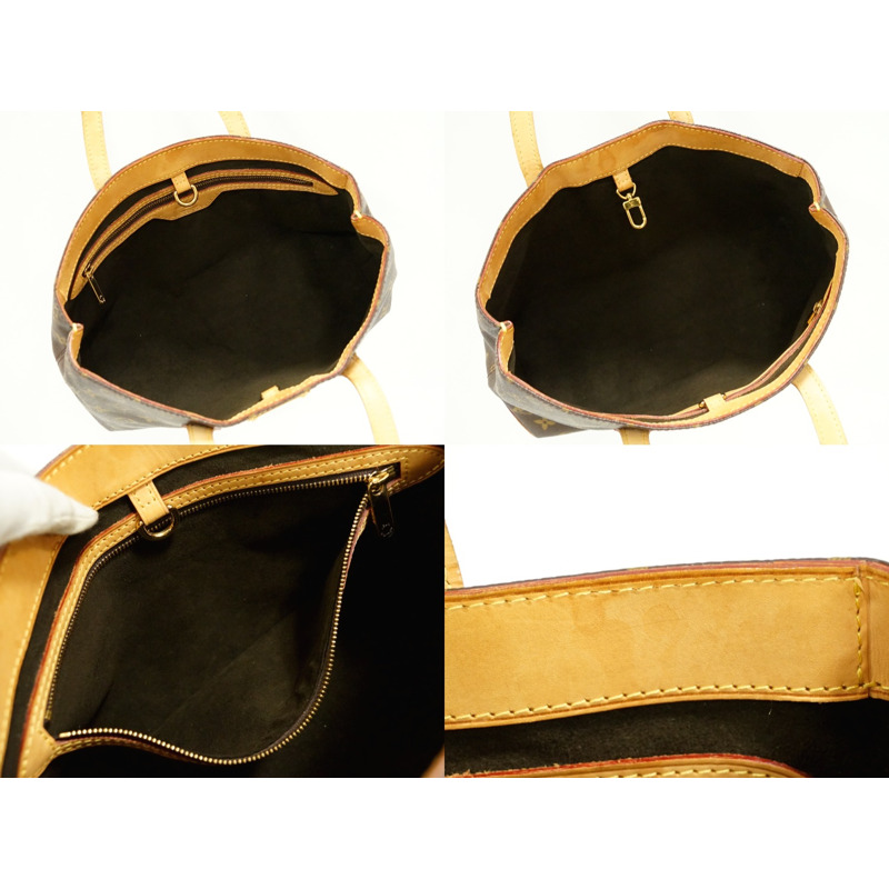 真正的路易威登 LOUIS VUITTON LV 威爾希爾 PM 交織字母手提包手提包棕色 M45643 威爾希爾威登包二手-7