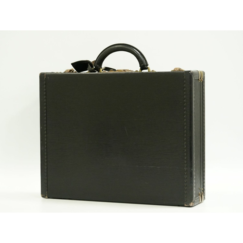 正品路易威登 LOUIS VUITTON LV President epi 皮革公文包後備箱手提包 Noir 黑色 M54212 President Vuitton 包二手-1