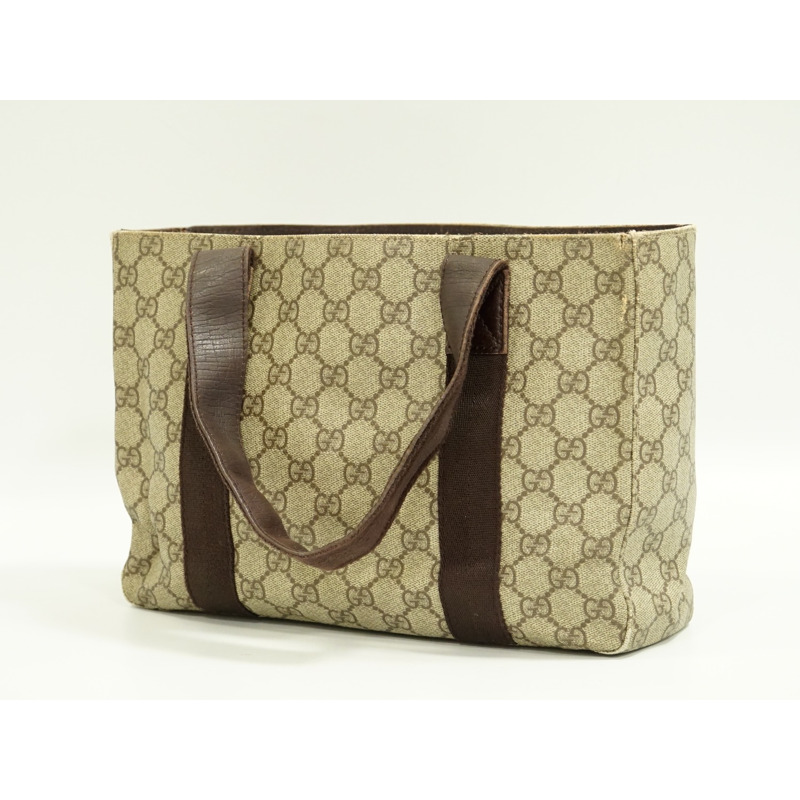 正品 Gucci GUCCI GG Supreme 手提包手提包米色 141976 包二手-1