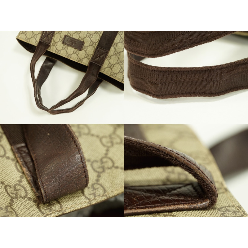 正品 Gucci GUCCI GG Supreme 手提包手提包米色 141976 包二手-4