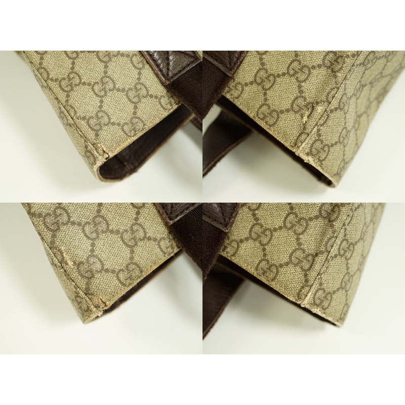 正品 Gucci GUCCI GG Supreme 手提包手提包米色 141976 包二手-5