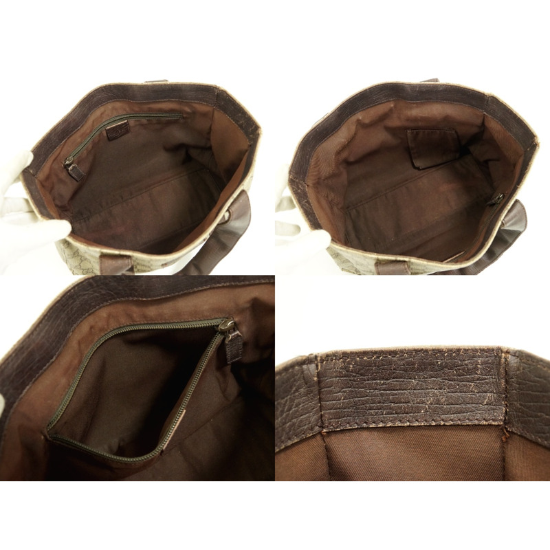 正品 Gucci GUCCI GG Supreme 手提包手提包米色 141976 包二手-7