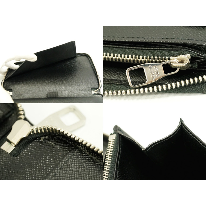 真正的路易威登 LOUIS VUITTON LV Zippy organizer Damier Graphite 圓形緊固件長錢包黑色灰色 N63077 Zippy Organizer Vuitton 錢包錢包使用-7