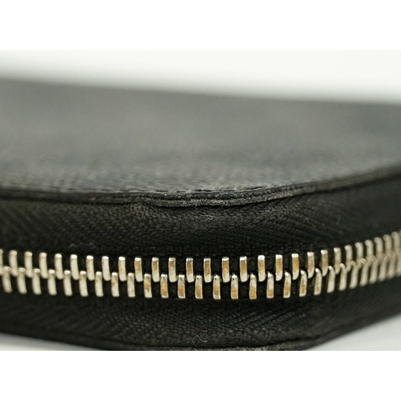 真正的路易威登 LOUIS VUITTON LV Zippy organizer Damier Graphite 圓形緊固件長錢包黑色灰色 N63077 Zippy Organizer Vuitton 錢包錢包使用-5