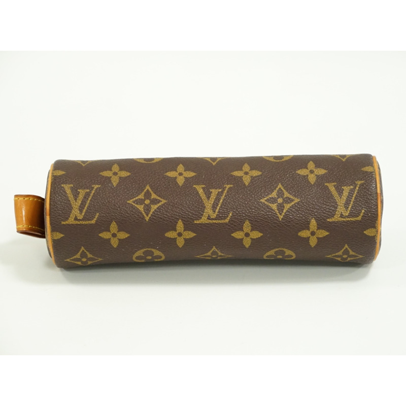 正品路易威登 LOUIS VUITTON LV Truth Ronde 交織字母小袋筆袋配件盒棕色 M47630 Trousse Ronde Vuitton 雜貨二手-2