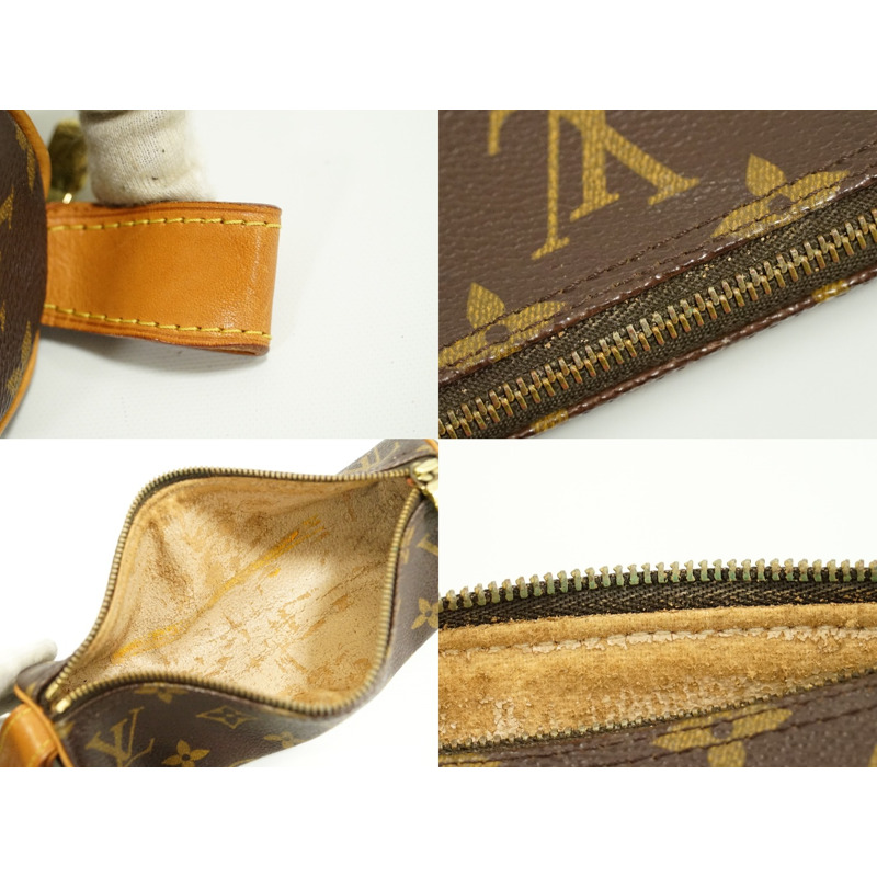 正品路易威登 LOUIS VUITTON LV Truth Ronde 交織字母小袋筆袋配件盒棕色 M47630 Trousse Ronde Vuitton 雜貨二手-7