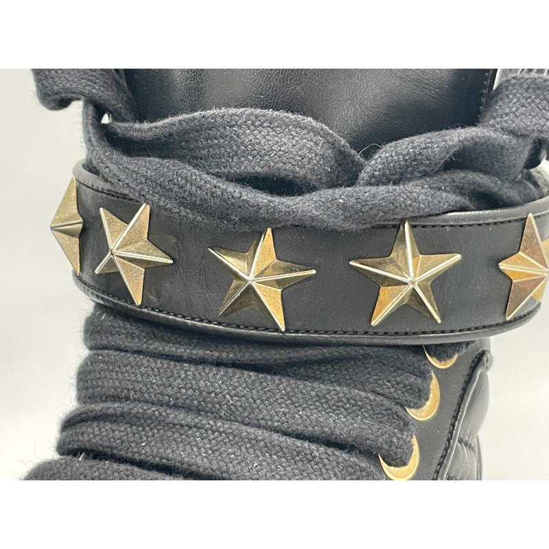 正品紀梵希GIVENCHY星釘高消運動鞋40黑色男鞋鞋子二手-2