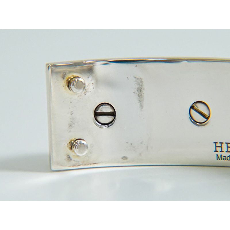 正品愛馬仕 HERMES Collier de Chien MM 手鐲手鐲 Ag925 銀銀 Collier de Chien 配件珠寶二手-6
