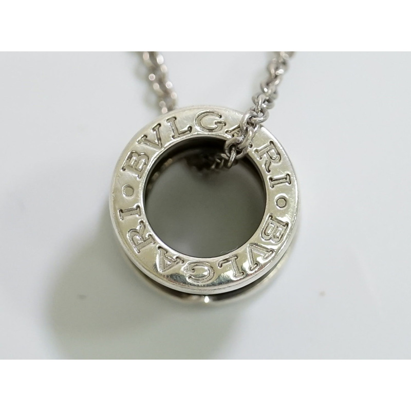 正品 Bvlgari BVLGARI B 零一 B-ZERO1 925 陶瓷項鍊吊墜銀銀黑色配飾珠寶二手-2
